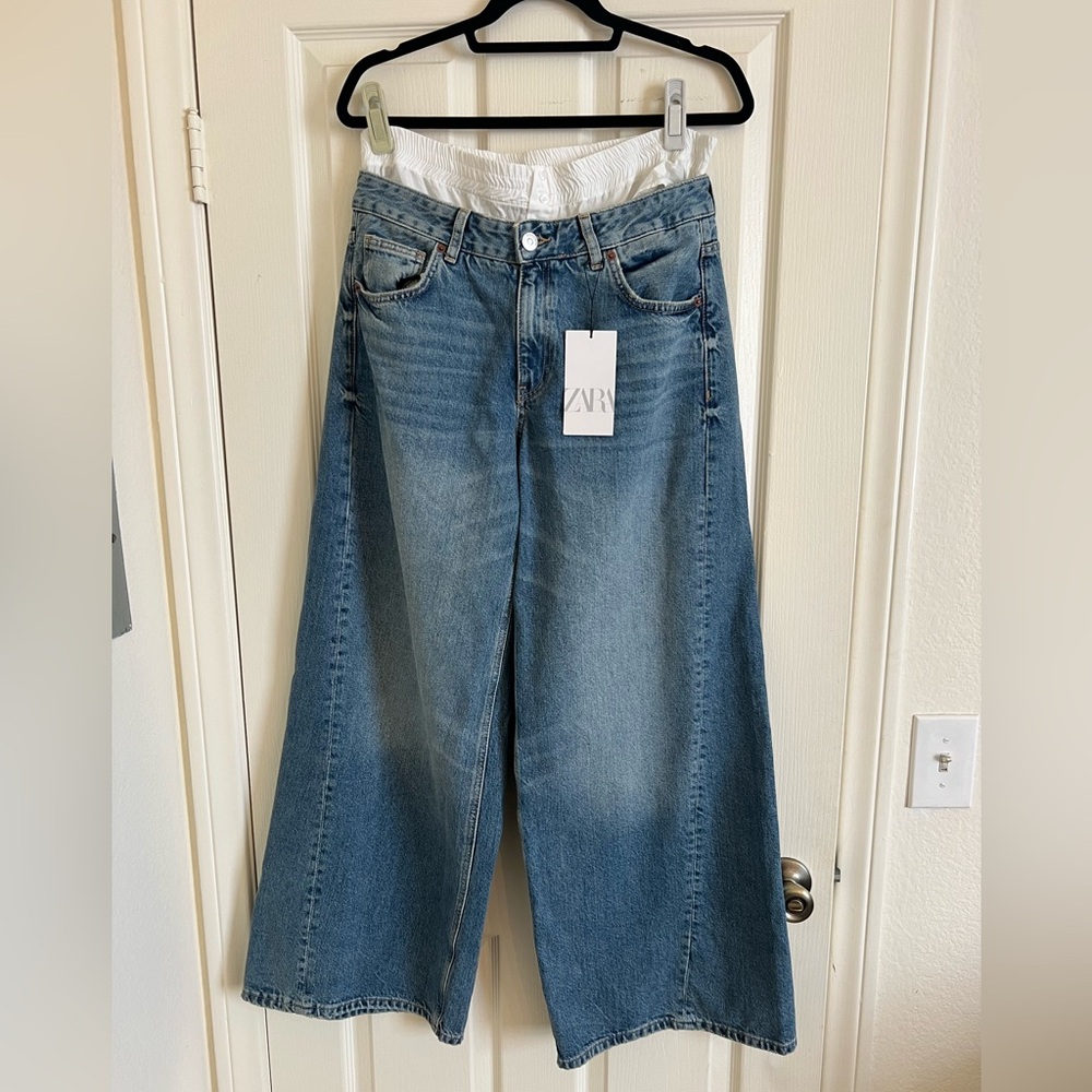 Zara Baggy Boxer Short Jeans
